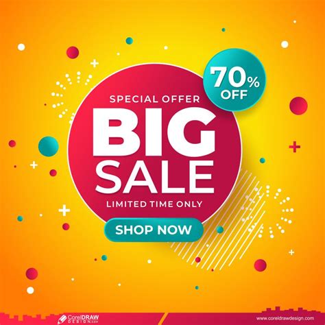 Download Special Offer Big Sale Banner Poster Template Coreldraw
