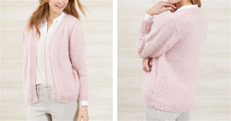 Patterns preceded by an asterisk (*) are in pdf format. No Button Knitted Cardigan FREE Knitting Pattern