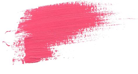 24 Pink Paint Brush Stroke Png Transparent