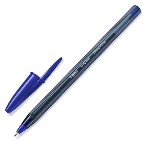 Stylo à Bille Bic Cristal Ultra Fine Bleu Papeltn