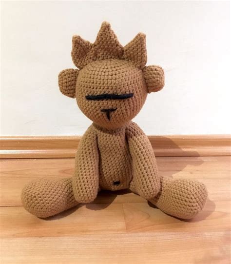 Tomee Bear From Eddsworld Amigurumi Pattern Languages Tom Etsy In