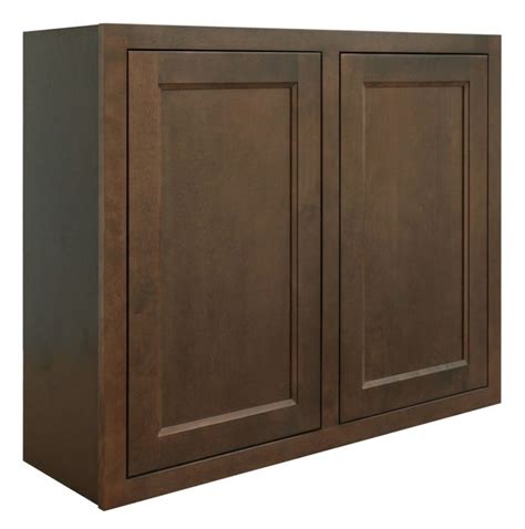 Opens in a new tab. Sunny Wood HBW3630-A Healdsburg 36" x 30" Double Door Wall Cabinet Rich Walnut Kitchen Cabinets ...
