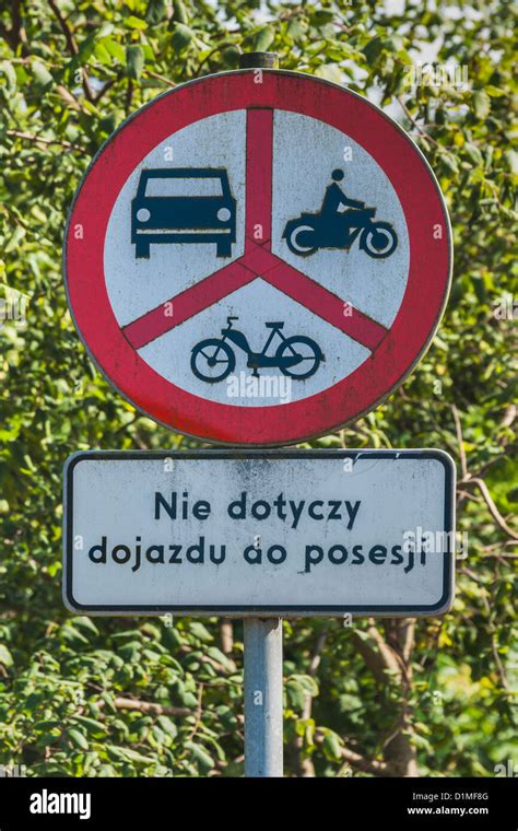 Polish Road Sign Hi Res Stock Photography And Images Alamy