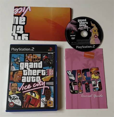 Grand Theft Auto Vice City Complete Inc Map Sony Playstation Ps Pal Gta Picclick