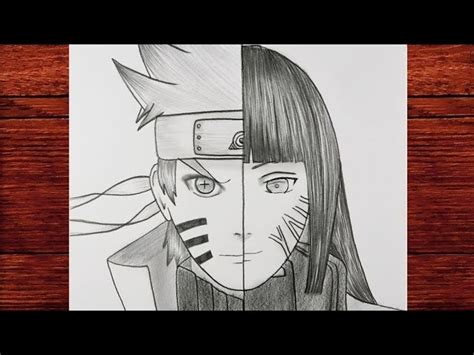 Naruto Vs Hinata Drawing Karakalem Kolay Anime Çizimleri Ma Çizim