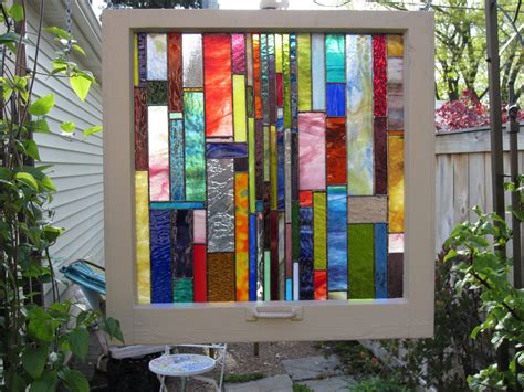 Vintage Chicago Bungalow Window With Handmade By Stanfordglassshop