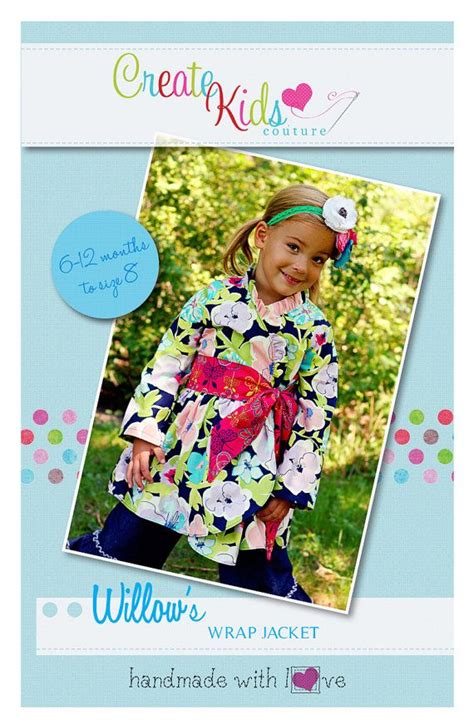 Create Kids Coutures Most Popular Jacket Sewing Pattern Now In A Paper