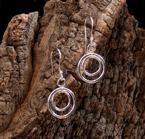 Circle Of Life Sterling Silver Dangle Earrings Exclusive Design