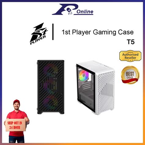 1st Player T5 Gaming Case Chassis Casing M Atx Pc Cases Rgb Argb Fan
