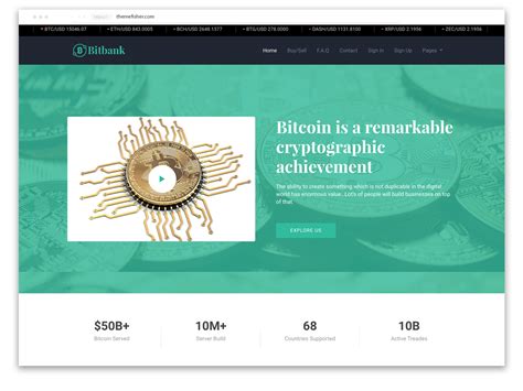 Launch your brand new hyip site that meets the latest trends in the world of online investment website! 20 Bitcoin Cryptocurrency website template themes ...