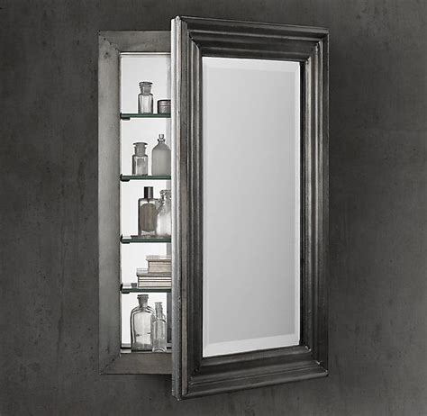 It also has a special shelf the lighted medicine cabinets give off even, optimally bright lighting, which eliminates harsh shadows and hot spots. Annecy Metal-Wrapped Medicine Cabinet | Modern laundry ...