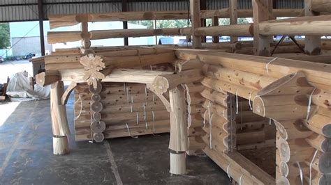 Walnut paneling, poplar flooring, original doors and hand cut stone chimney. spectacular log home with massive roof beams.wmv - YouTube