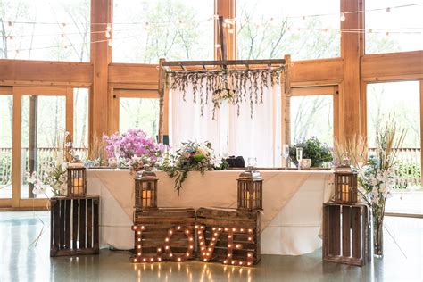 Heinz Wedding Quail Ridge Lodge Wentzville Mo Head Table Head Table
