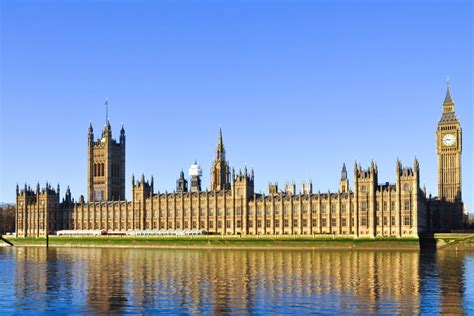 Houses Of Parliament Und Big Ben In London Großbritannien