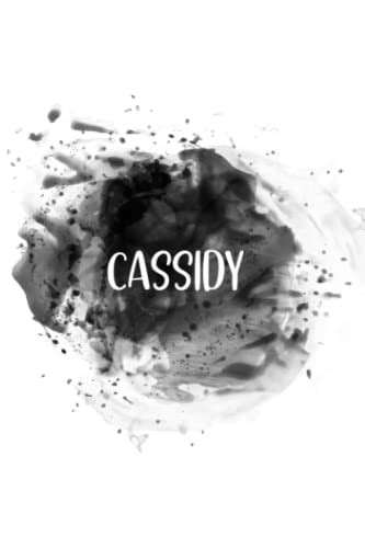 Cassidy Simple Personalised Name Notebook Journal For Cassidy Jounal Notebook For Cassidy