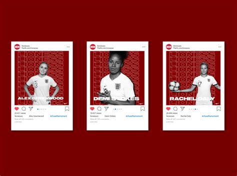 Social Media Campaign For Englands Womens Football Team By Timothy D
