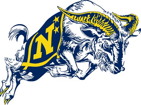 Navy Midshipmen Secondary Logo 1998 Navy Football Navy