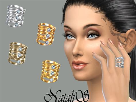 The Sims Resource Natalisstackable Rings Ft Fa