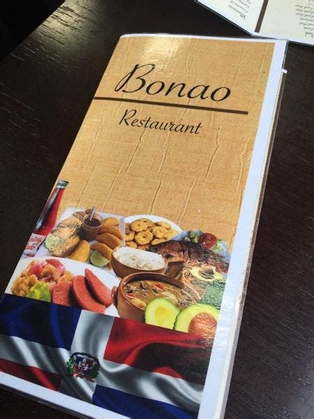 Menu At Bonao Restaurant Perth Amboy