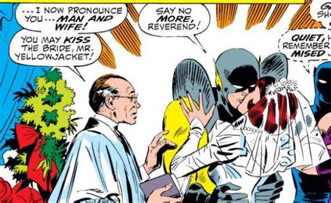 And So Hank Pym And Janet Van Dyne Are Married Janet Van Dyne Hank