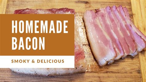 Making Homemade Bacon Curing Smoking And Eating Youtube