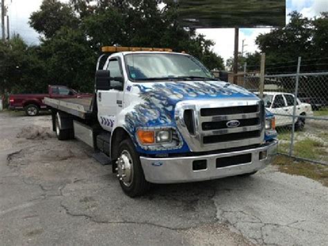25999 Price Drop 2005 Ford F650 Steel Flatbed Tow Truck For Sale
