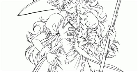 Anime Witch Coloring Pages 3 Ella Kvalvik