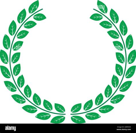 Laurel Wreath Vector Illustration Stock Vector Image Art Alamy