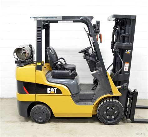 Caterpillar 6000 Lb Lpg Forklift 6 000 Cat C6000 4 Way Clamp Ready