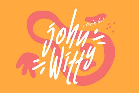 John Witty Font By Febryansatria1 · Creative Fabrica