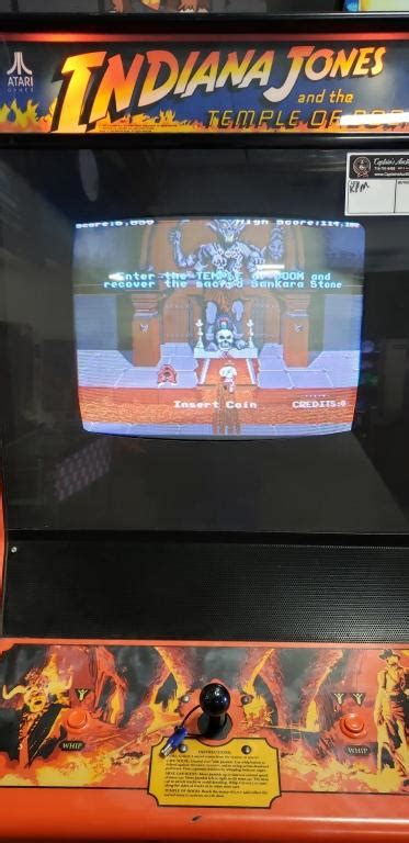 Indiana Jones Classic Atari Arcade Game Sys 1