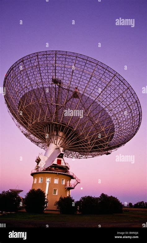 Csiro Parkes Radio Telescope New South Wales Australia Stock Photo