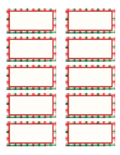 Template Free Printable Christmas Address Labels
