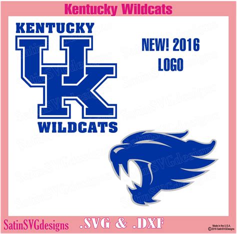 Kentucky Wildcats New 2016 Design Set Files Use Silhouette Studio
