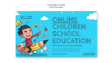 Free Psd School Education Template Design