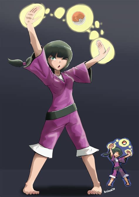 Psychic Girl Pokemon NPC by Noldvano on DeviantArt