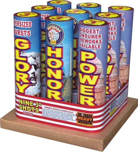 Glory Honor Power 9 Shot Garretts Fireworks Wholesale Store