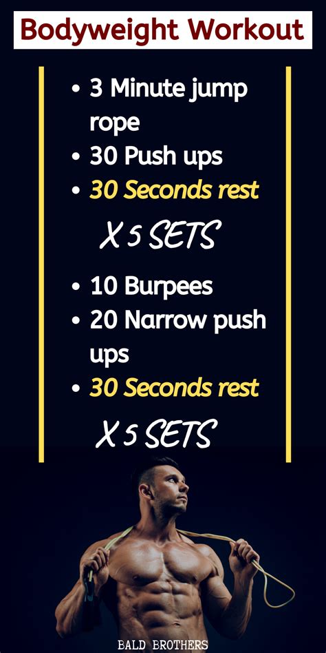 Try This Bodyweight Workout Routine To Get Fit And In Shape In 2020