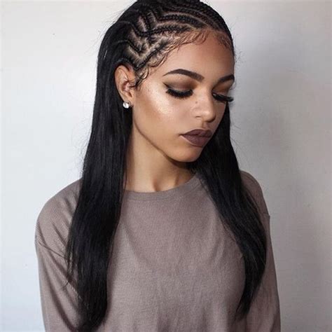 There are many interesting braiding techniques to no need to rock a fully braided style to get the effect. Pre Plucked 360 Lace Frontal Wig 180% Density Silk ...