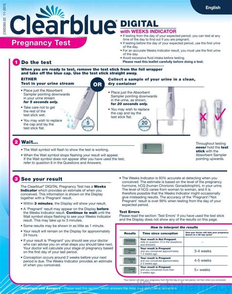 Clearblue® digital pregnancy test with smart countdown can be used to test 5 days before your missed period (which is 4 days before your expected period).1 if you test before your expected period and get a 'not pregnant' (negative) result, there is still a chance you may be pregnant. Clearblue Pregnancy Test with Weeks Indicator 2 Digital ...