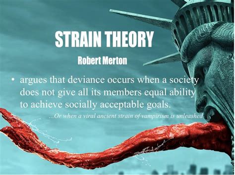Strain Theory Robert Merton Argues That Deviance Occurs When A