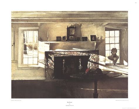 Sold At Auction Andrew Wyeth Andrew Wyeth Big Room 1990
