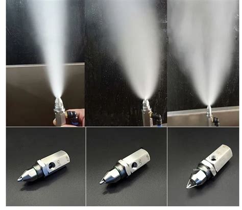 Air Atomizing Nozzlefine Fog Pneumatic Spray Nozzle For Iron And Steel