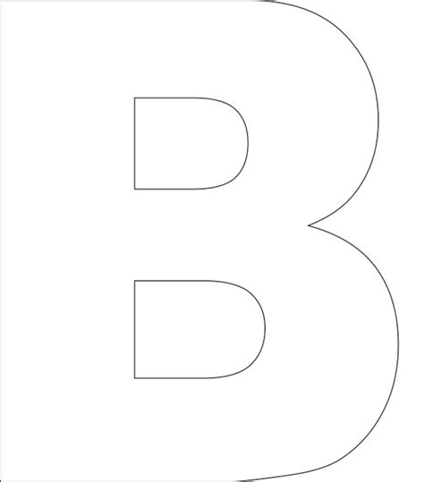 7 Best Images Of Printable Block Letters B Printable Block Letters B