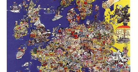 offensive map of europe by british satirical magazine viz [2400 x 3200] r mapporn
