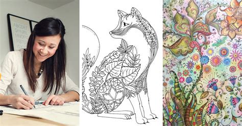 Artist Creates Adult Coloring Books And Sells More Than A Million