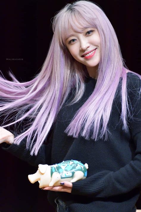 Light Purple Hair Lilac Hair Hair Dye Colors Hair Color Kpop Girl
