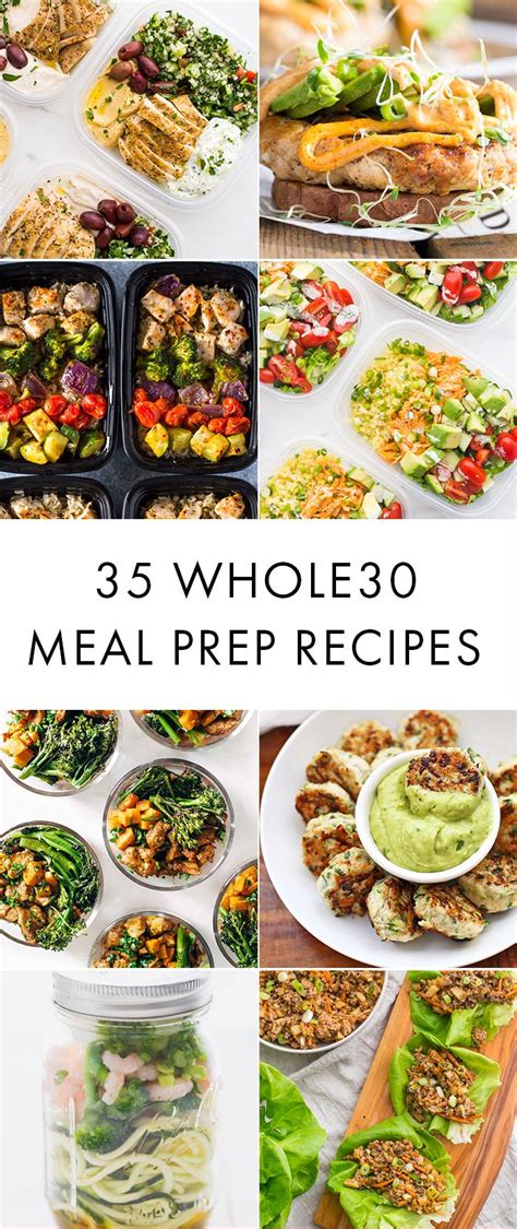 35 Whole30 Meal Prep Recipes Whole Breakfasts Whole30 Lunches