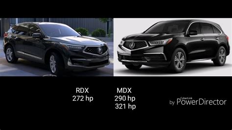 Acura Rdx 2020 Vs Acura Mdx Comparison Youtube