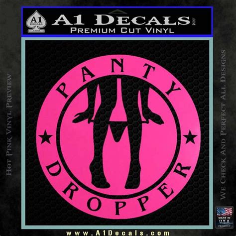 panty dropper decal sticker emblem a1 decals